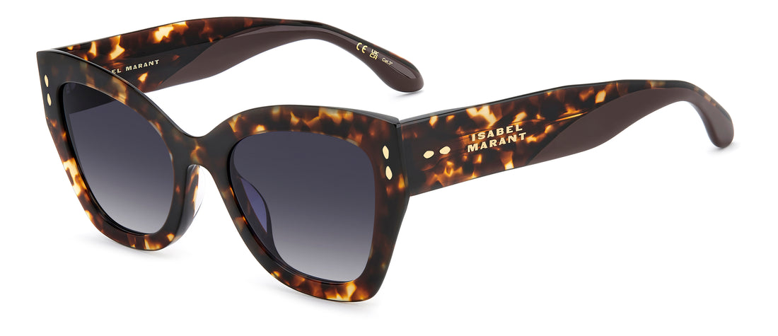Zonnebrillen isabel marant im 0286/g/s 9n4 08 havana rectangular femenino maat 53mm - Hoofdaanzicht