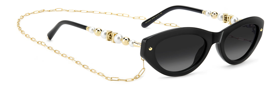 Solbriller carolina herrera her 0406/s 807 9o negro cat eye femenino størrelse 52mm - Detaljeret visning