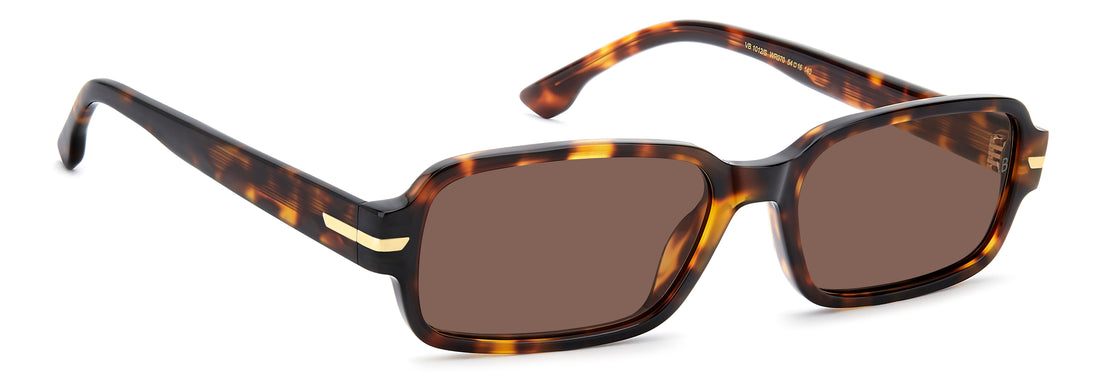 Lunettes de soleil victoria beckham vb 1012/s wr9 70 marron rectangular femenino taille 54mm - Vue détaillée