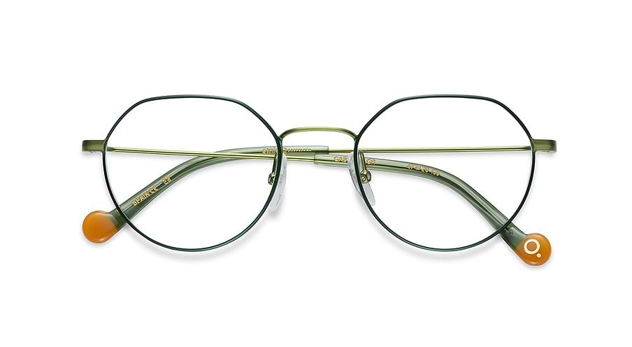 Occhiali da vista etnia barcelona gabby gr verde infantil taglia 47mm - Vista dettagliata