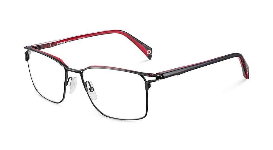 Óculos graduados etnia barcelona montmelo bkrd negro masculino tamanho 55mm - Vista principal