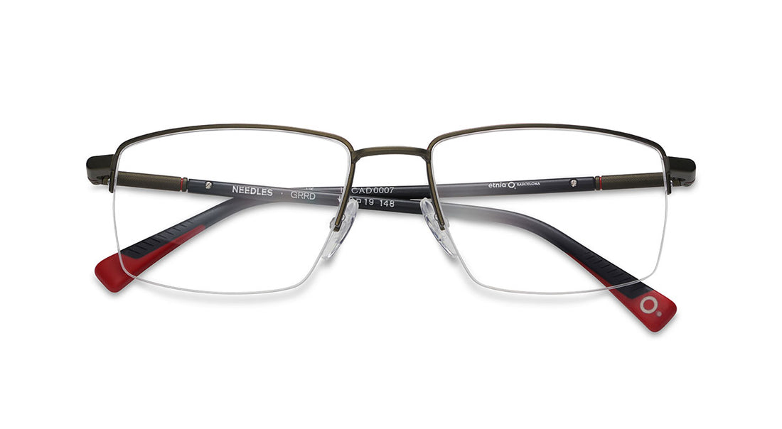 Óculos graduados etnia barcelona needles grrd masculino tamanho 54mm - Vista de detalhe