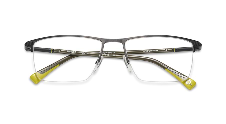 Óculos graduados etnia barcelona rialto gmyw masculino tamanho 57mm - Vista de detalhe