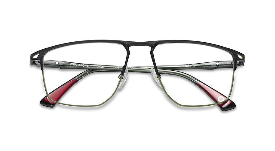 Brillen etnia barcelona schumacher bkgr negro masculino maat 58mm - Detailaanzicht