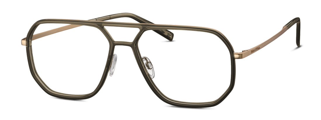 Brillen marc o'polo 501039 40 verde masculino größe 56mm - Hauptansicht