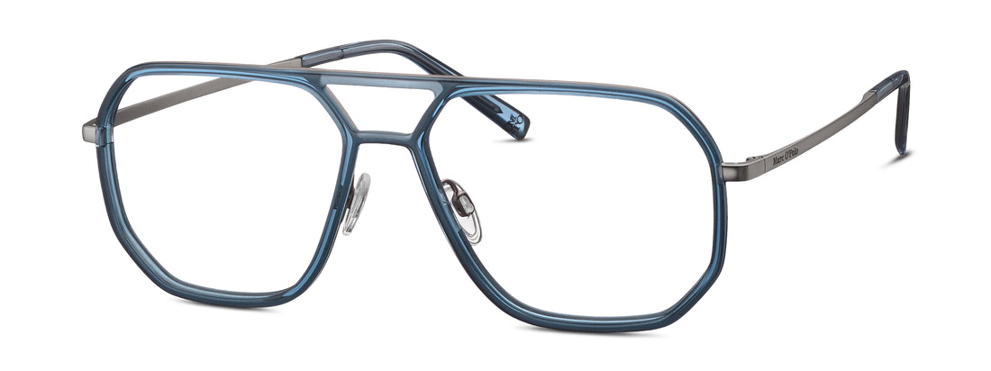 Brillen marc o'polo 501039 70 azul masculino größe 56mm - Hauptansicht
