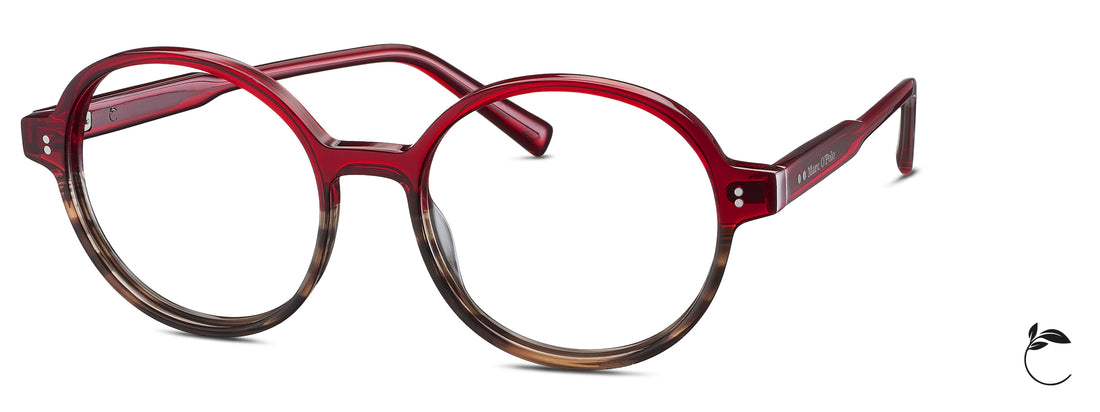 Occhiali da vista marc o'polo 503245 56 rojo femenino taglia 53mm - Vista principale