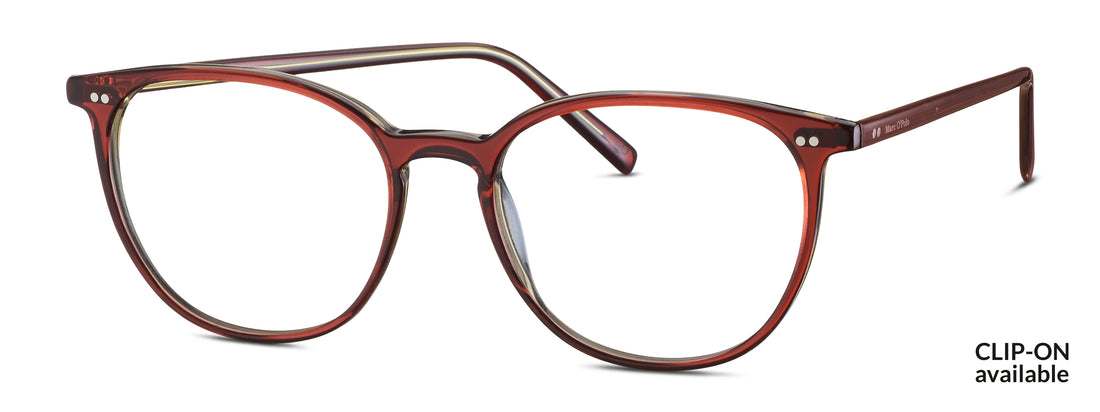 Occhiali da vista marc o'polo 503262 56 rojo femenino taglia 53mm - Vista principale