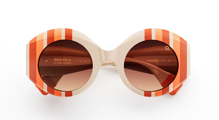 Sonnenbrillen etnia barcelona ibiza 12 sun whog blanco unisex größe 50mm - Detailansicht