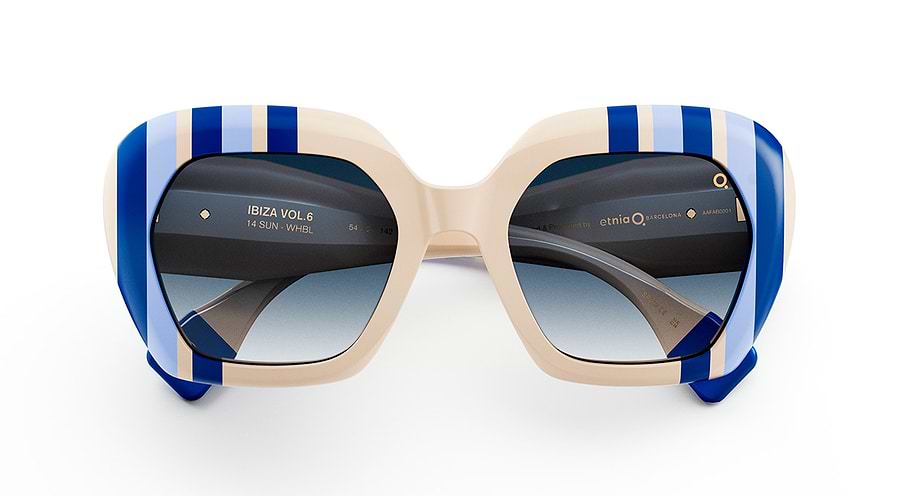 Sonnenbrillen etnia barcelona ibiza 14 sun whbl blanco unisex größe 54mm - Detailansicht