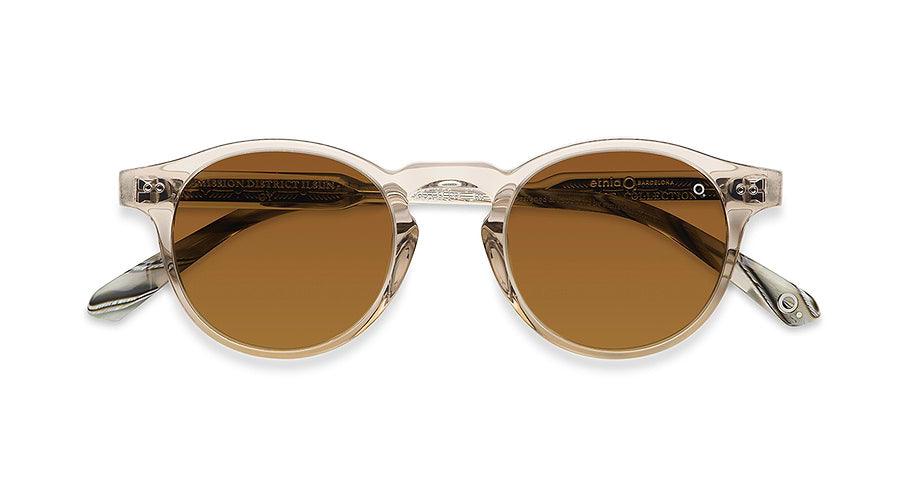 Sunglasses etnia barcelona mission district sun ii gy gris round unisex size 47mm - Detailed view