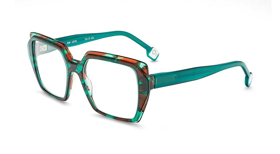 Brillen etnia barcelona beb grtq verde femenino maat 53mm - Hoofdaanzicht