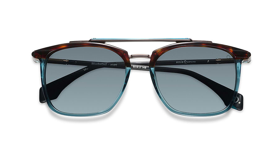 Óculos de sol etnia barcelona bellemont sun hvpt havana navigator masculino tamanho 55mm - Vista de detalhe