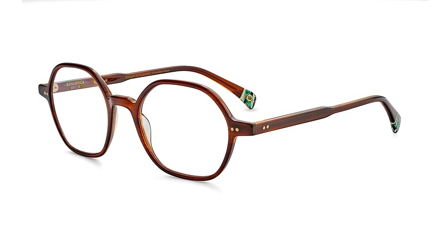 Óculos graduados etnia barcelona binibeca hvgr havana unisex tamanho 50mm - Vista principal