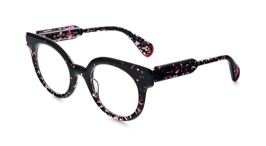 Óculos graduados etnia barcelona brutal no.30 bkpk negro femenino tamanho 49mm - Vista principal