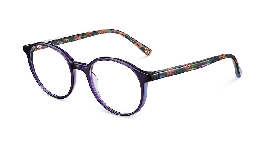 Óculos graduados etnia barcelona chiba viog violeta femenino tamanho 49mm - Vista principal