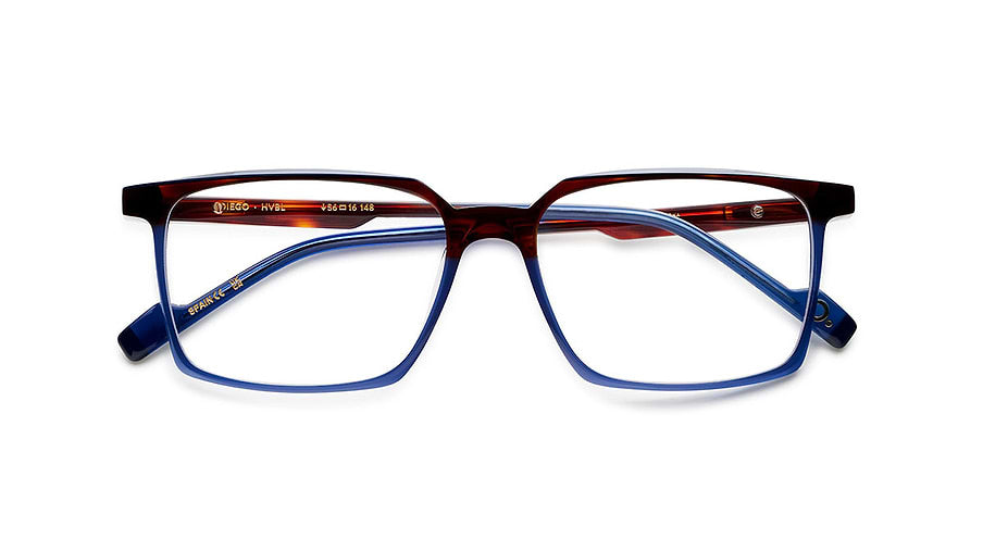 Óculos graduados etnia barcelona diego hvbl masculino tamanho 54mm - Vista de detalhe