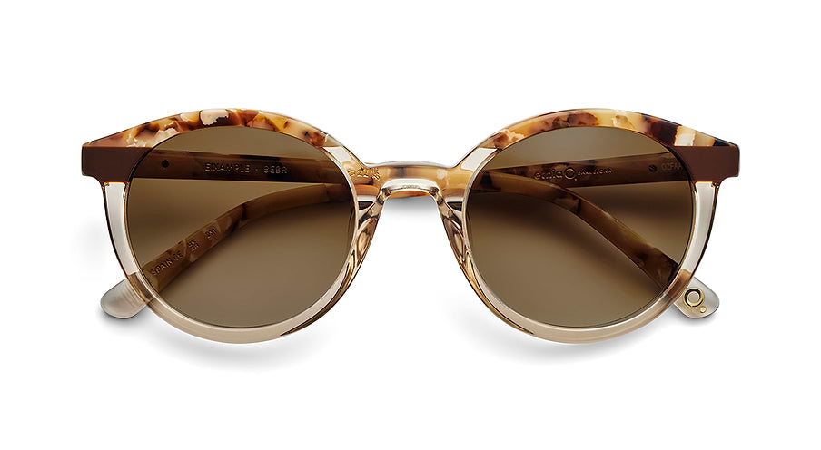 Occhiali da sole etnia barcelona eixample sun bebr beige femenino taglia 52mm - Vista dettagliata