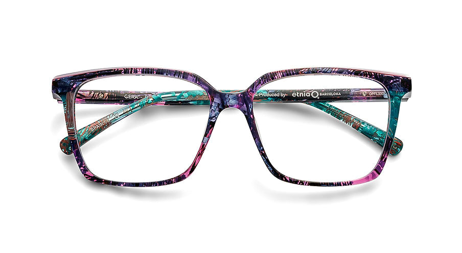Gafas graduadas etnia barcelona gera putq morado femenino talla 55mm - Vista de detalle