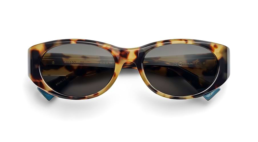 Óculos de sol etnia barcelona groovy sun hv havana femenino tamanho 55mm - Vista de detalhe