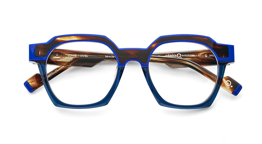 Óculos graduados etnia barcelona long hvbl havana masculino tamanho 50mm - Vista de detalhe