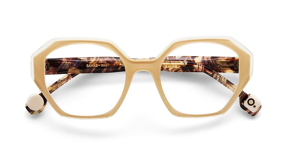 Briller etnia barcelona sahas wh blanco femenino størrelse 50mm - Detaljeret visning