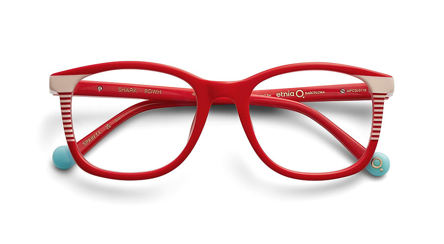 Occhiali da vista etnia barcelona shark rdwh rojo infantil taglia 48mm - Vista dettagliata