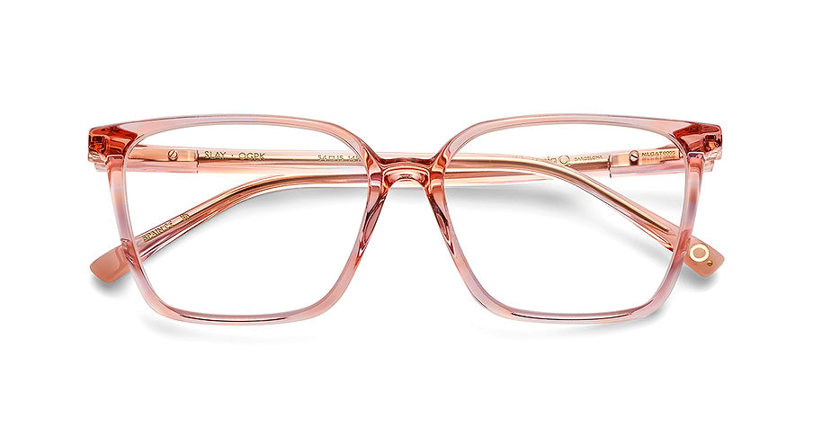 Óculos graduados etnia barcelona slay ogpk naranja femenino tamanho 54mm - Vista de detalhe