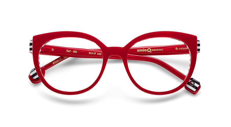 Briller etnia barcelona tat rd rojo femenino størrelse 51mm - Detaljeret visning