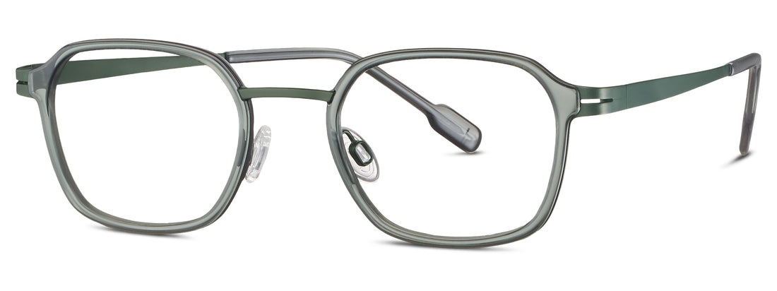 Occhiali da vista titanflex 830156 40 verde infantil taglia 44mm - Vista principale