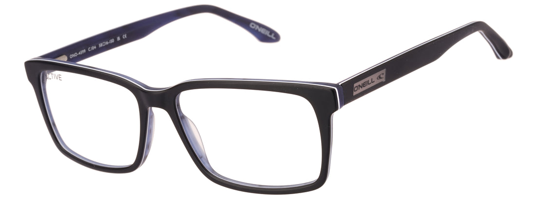 Prescription glasses oneill 963098 10 negro masculino size 58mm - Main view