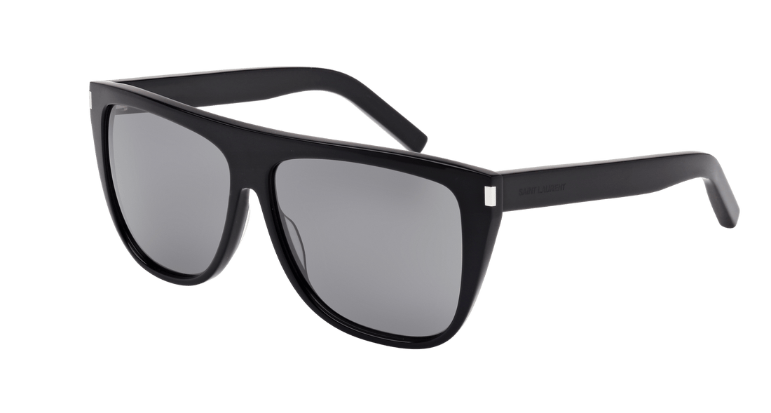 Óculos de sol saint laurent sl 1 001 rectangular / squared unisex tamanho 59mm - Vista principal