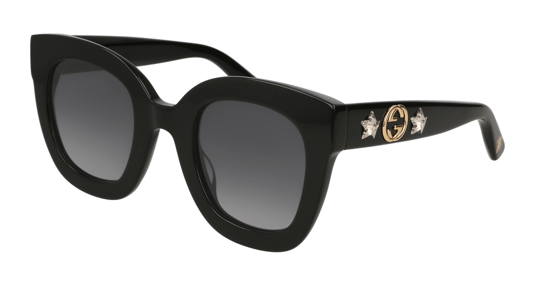Sonnenbrillen gucci gg0208s 001 negro femenino größe 49mm - Hauptansicht
