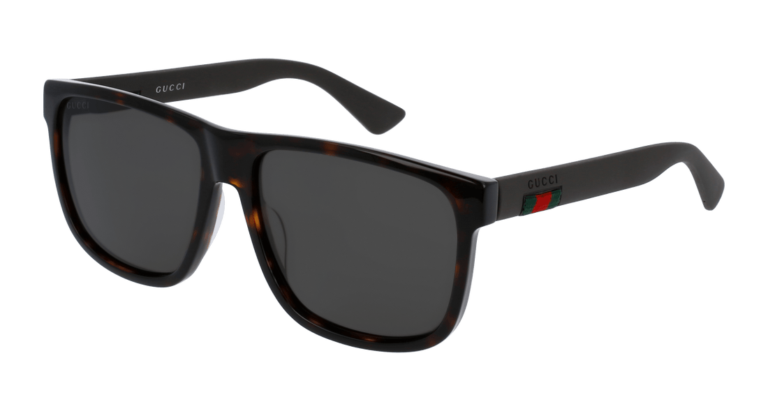 Óculos de sol gucci gg0010s 003 havana square masculino tamanho 58mm - Vista principal
