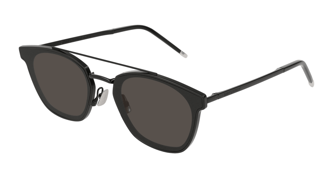 Óculos de sol saint laurent sl 28 metal 001 square unisex tamanho 61mm - Vista principal