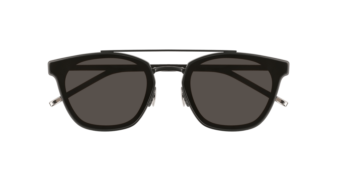 Óculos de sol saint laurent sl 28 metal 001 square unisex tamanho 61mm - Vista de detalhe