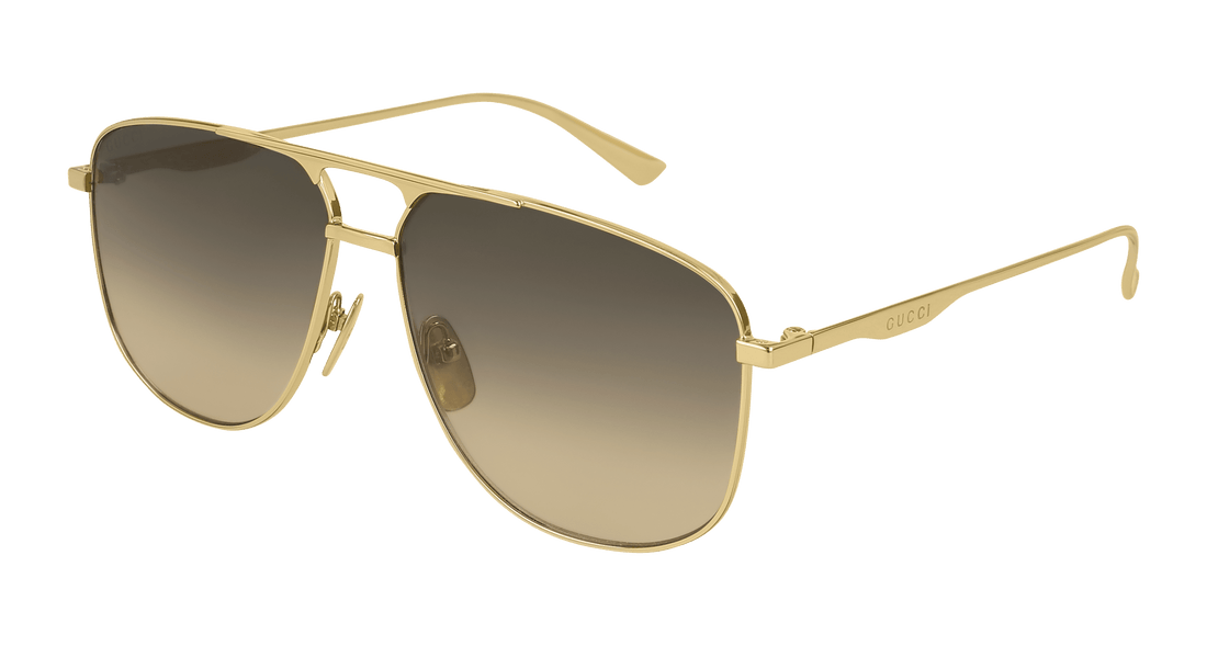 Solglasögon gucci gg0336s 001 dorado masculino storlek 60mm - Huvudvy