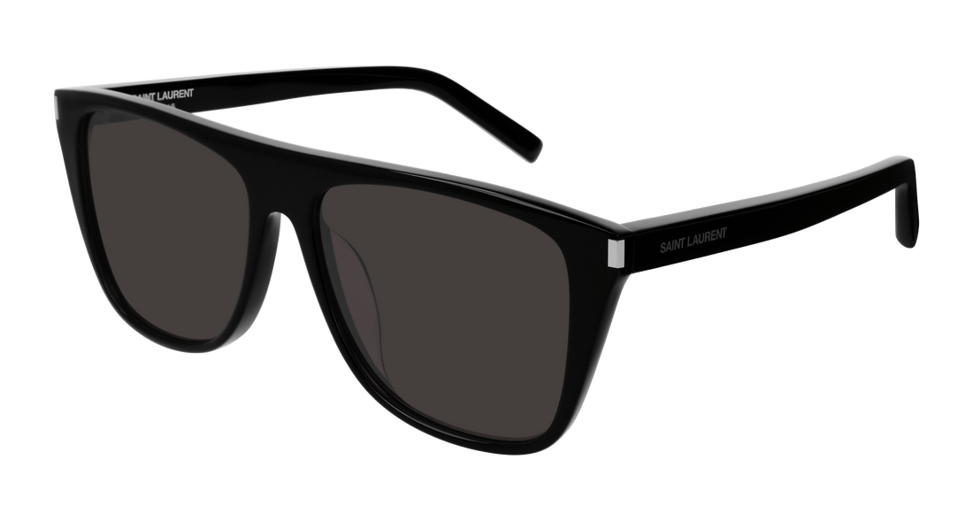 Óculos de sol saint laurent sl 1/f 001 rectangular / squared unisex tamanho 58mm - Vista principal