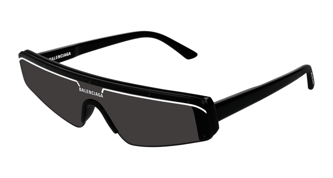 Okulary przeciwsłoneczne balenciaga bb0003s 001 unisex rozmiar 99mm - Widok główny