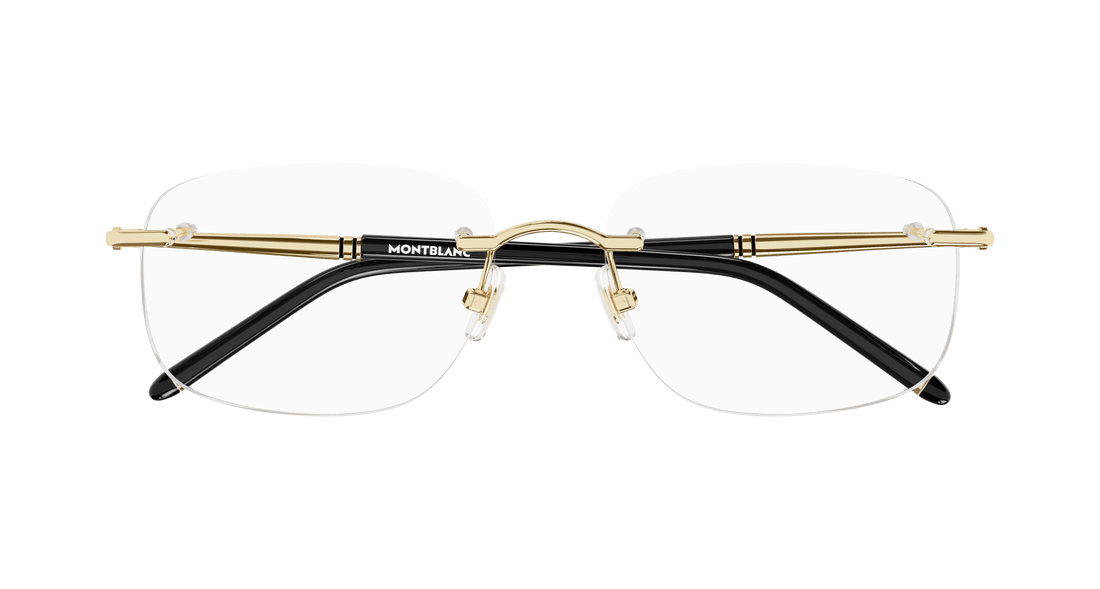 Óculos graduados montblanc mb0071o 003 masculino tamanho 58mm - Vista de detalhe