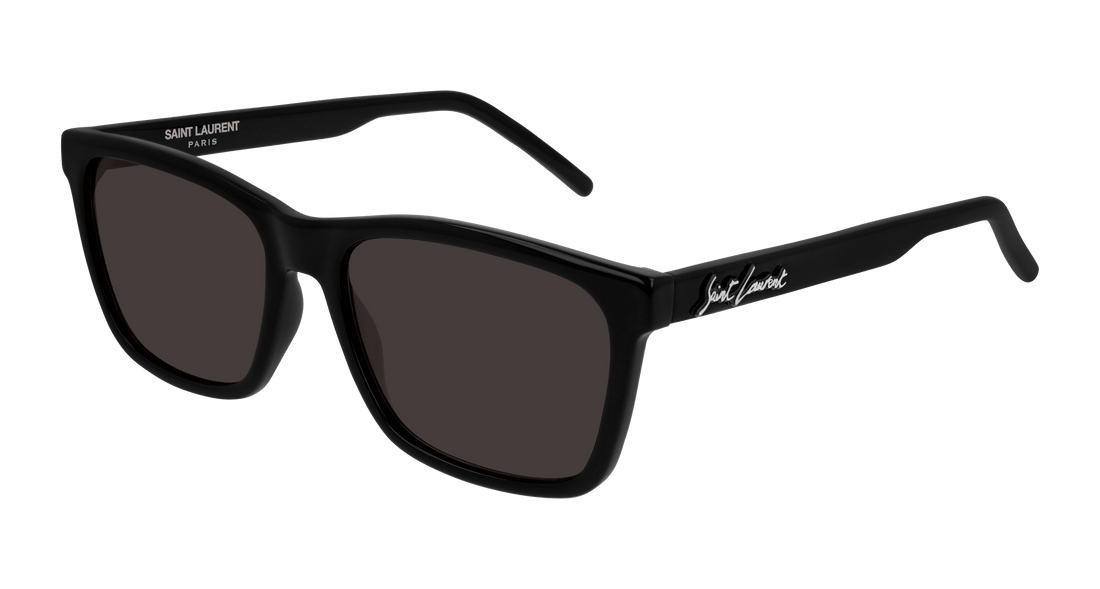 Sunglasses saint laurent sl 318 001 rectangular / squared masculino size 56mm - Main view