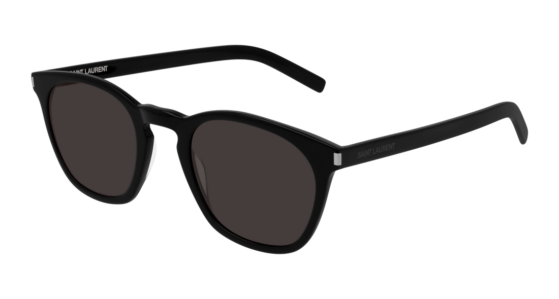 Óculos de sol saint laurent sl 28 slim 001 square unisex tamanho 49mm - Vista principal
