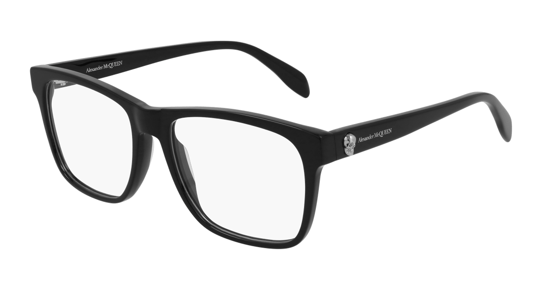 Óculos graduados alexander mcqueen am0282o 001 masculino tamanho 55mm - Vista principal