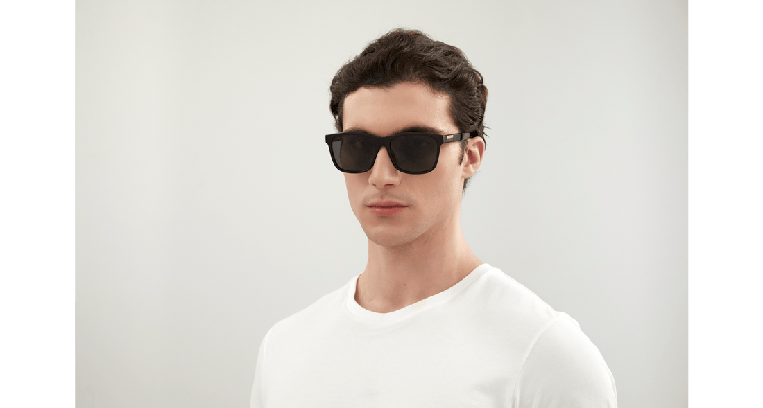 Gafas de sol gucci gg0746s 001 negro masculino talla 57mm - Vista de detalle