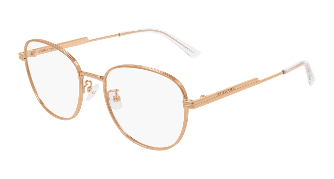 Óculos graduados bottega veneta bv1044o 001 femenino tamanho 53mm - Vista principal