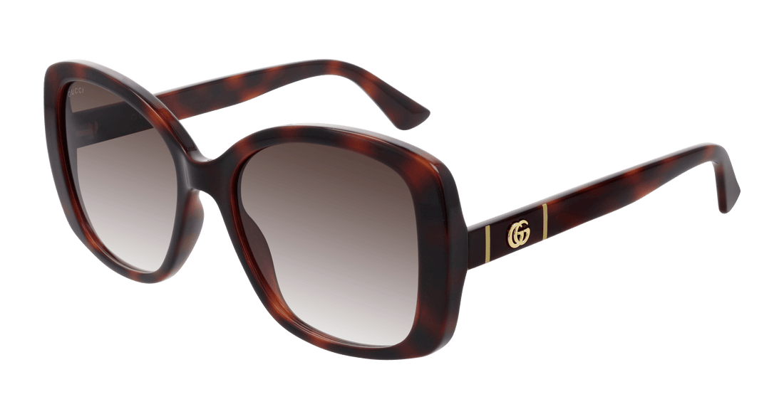 Sonnenbrillen guci gg0762s 002 havana weiblich größe 56mm - Hauptansicht