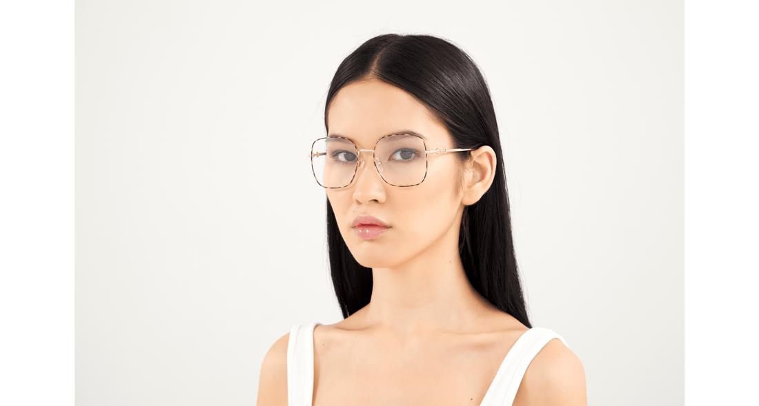 Brillen gucci gg0883oa 002 femenino größe 55mm - Detailansicht