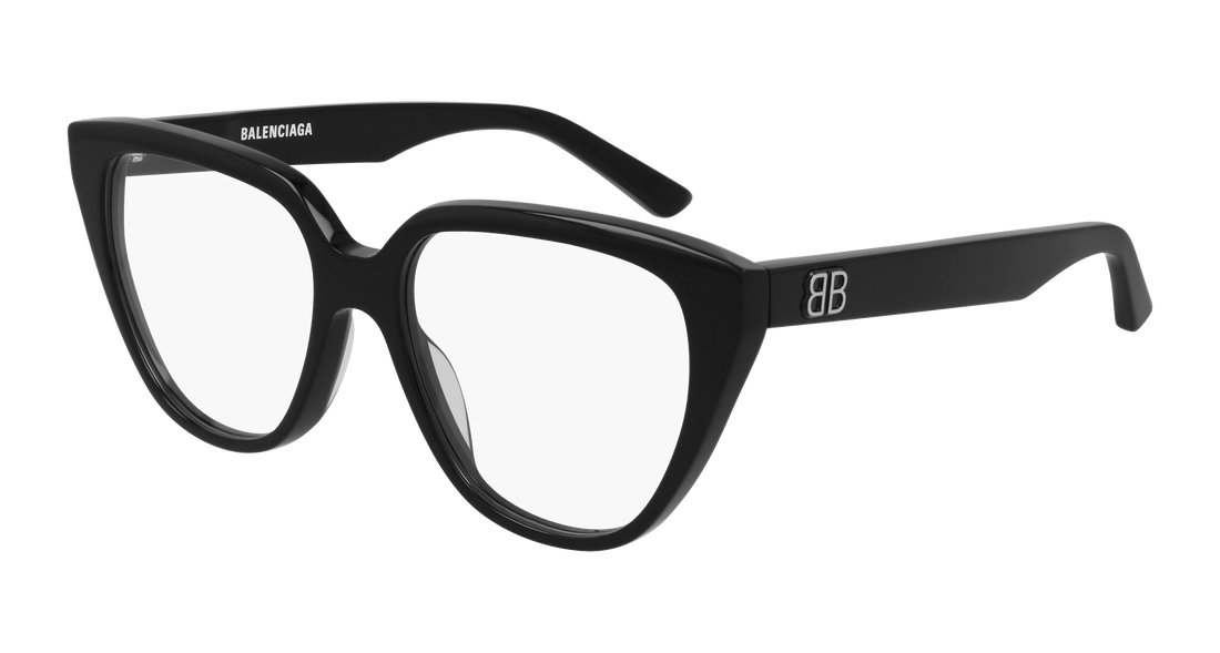 Lunettes de vue balenciaga bb0129o 001 femenino taille 53mm - Vue principale