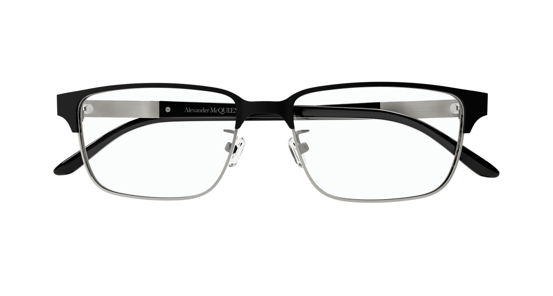 Óculos graduados alexander mcqueen am0346o 001 masculino tamanho 56mm - Vista de detalhe