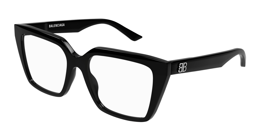 Lunettes de vue balenciaga bb0130o 001 femenino taille 53mm - Vue principale